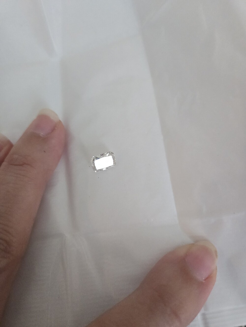 Certified Lab Grown Diamond,  Radiant Cut, 1.6 CT, F Color,  VS1 Clarity - Picture 9 of 16